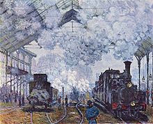 Saint Lazare - Claude Monet