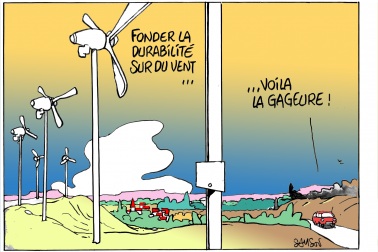 fonder la durabilité sur du vent